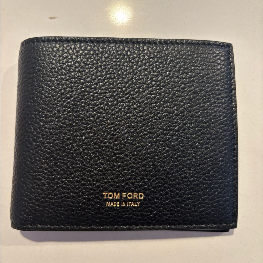Tom ford black leather wallet